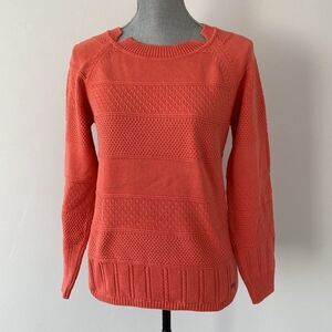 Armor Lux Cotton Blend Sweater Coral Pink sz 0